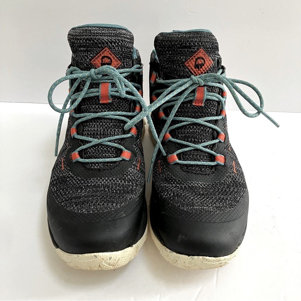 REI Co-op + Outdoor Afro Flash Hiking Boots Women's Size 6 Waterproof Gray Blue - Picture 2 of 9